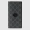 GUCCI Interlocking Double G Long Wallet GG Supreme Canvas 672947