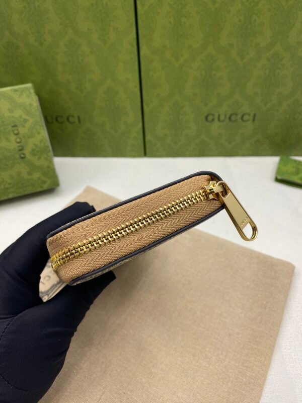 GUCCI Gucci Long Wallet Beige 774331 Horsebit Print Zip Wallet