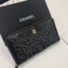 Chanel Camellia Lambskin Wallet