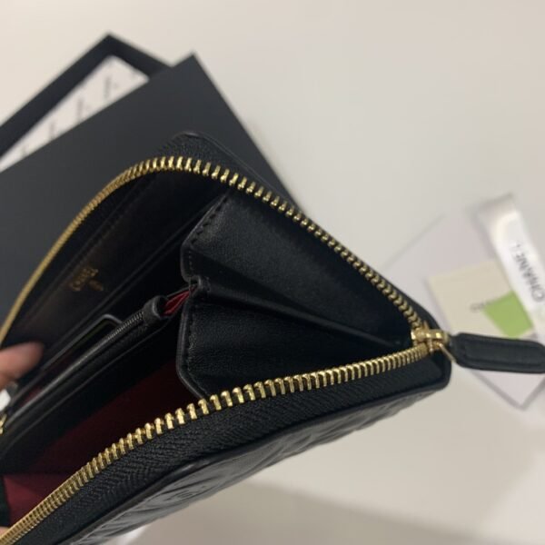 Chanel Camellia Lambskin Wallet