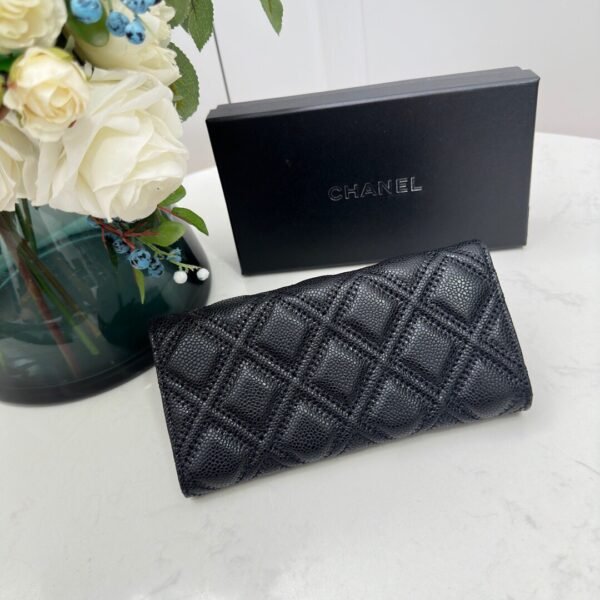 New Chanel long trifold wallet
