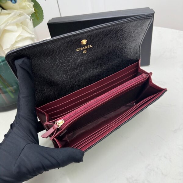New Chanel long trifold wallet