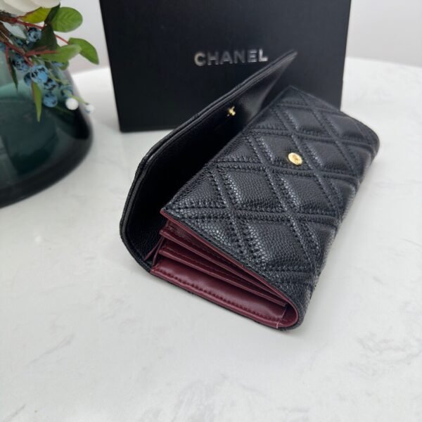 New Chanel long trifold wallet