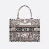 Dior Book Tote Bag Heliotrope Embroidery