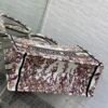 Dior Book Medium Tote Bag Heliotrope Embroidery