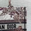 Dior Book Medium Tote Bag Heliotrope Embroidery