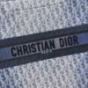 Large Dior Book Tote Denim blue