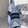 Large Dior Book Tote Denim blue