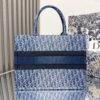Medium Dior Book Tote Denim blue