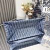 Medium Dior Book Tote Denim blue