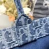 Medium Dior Book Tote Denim blue