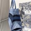 Medium Dior Book Tote Denim blue