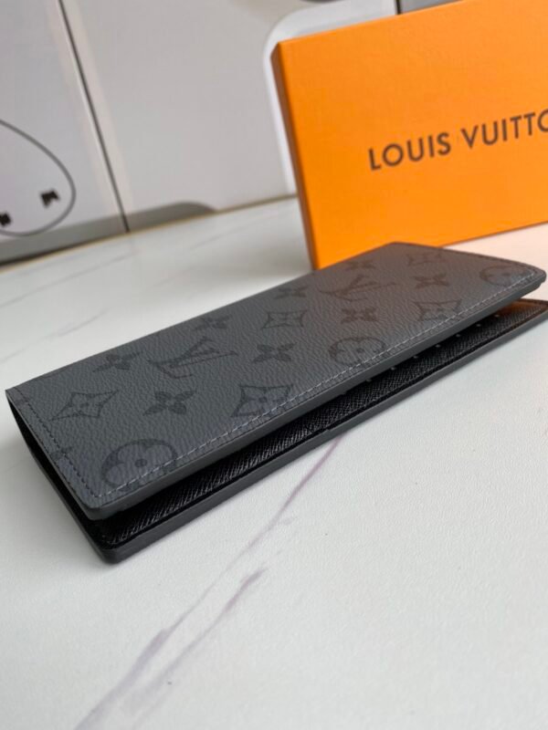 LOUIS VUITTON Men's Brazza Wallet Monogram Eclipse M61697