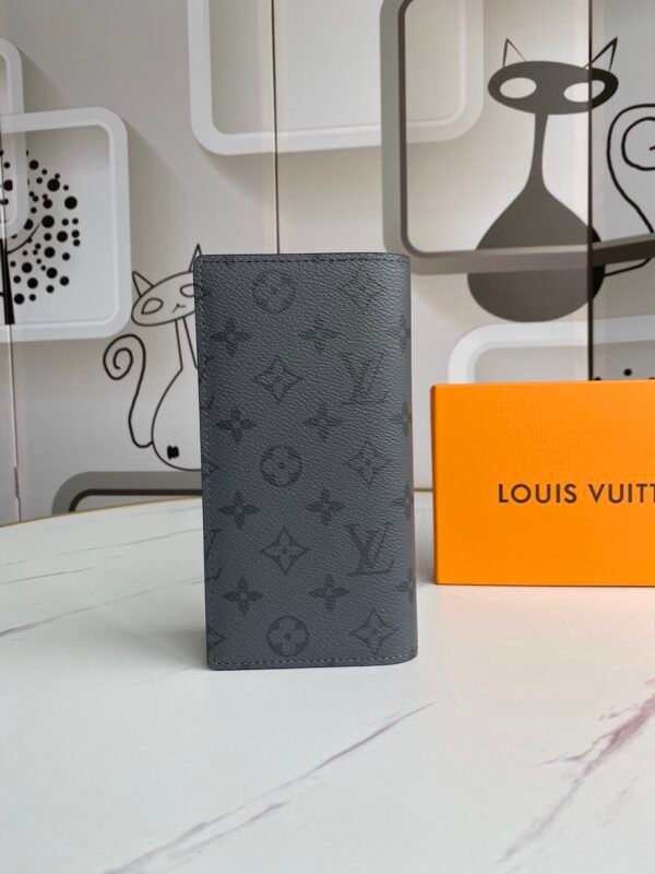 LOUIS VUITTON Men's Brazza Wallet Monogram Eclipse M61697