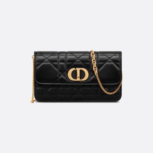 Miss Caro Pouch with Chain black
