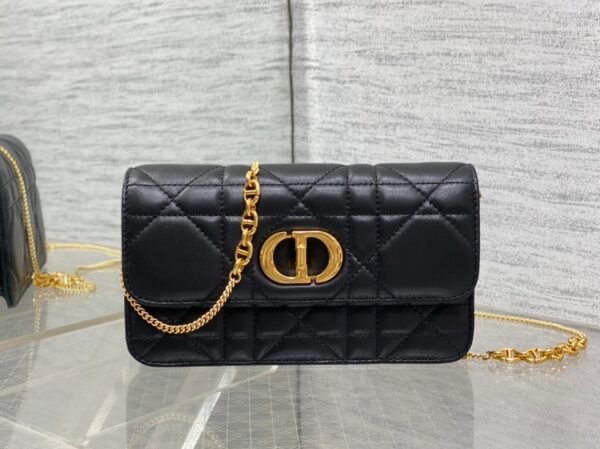 Miss Caro Pouch with Chain black