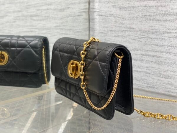 Miss Caro Pouch with Chain black