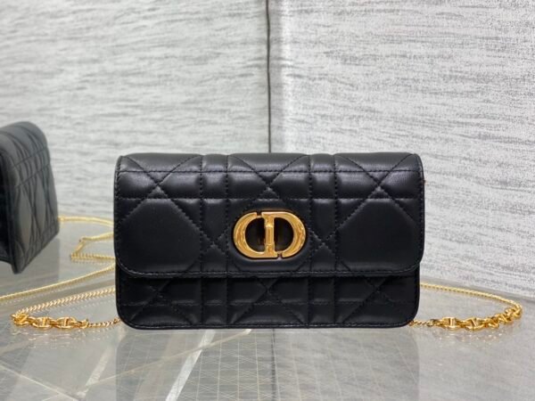 Miss Caro Pouch with Chain black