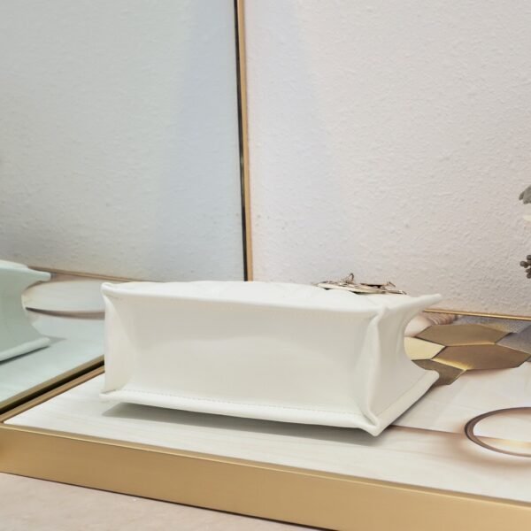 Mini Dior Book Tote White