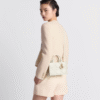 Mini Dior Book Tote White