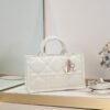Mini Dior Book Tote White