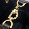Dior Toujours Vertical Nano Tote Bag Black