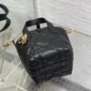 Dior Toujours Vertical Nano Tote Bag Black
