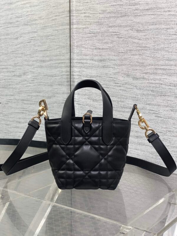 Dior Toujours Vertical Nano Tote Bag Black