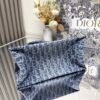 Small Dior Book Tote Denim blue