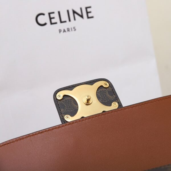 Medium Celine Victoire Bag in Triomphe Canvas