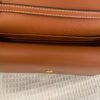 Celine Wallet on strap in Triomphe Canvas and Smooth Lambskin