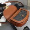 CELINE MINI BESACE CLEA in Triomphe canvas and calfskin