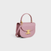 CELINE MINI BESACE CLEA in SHINY CALFSKIN PINK