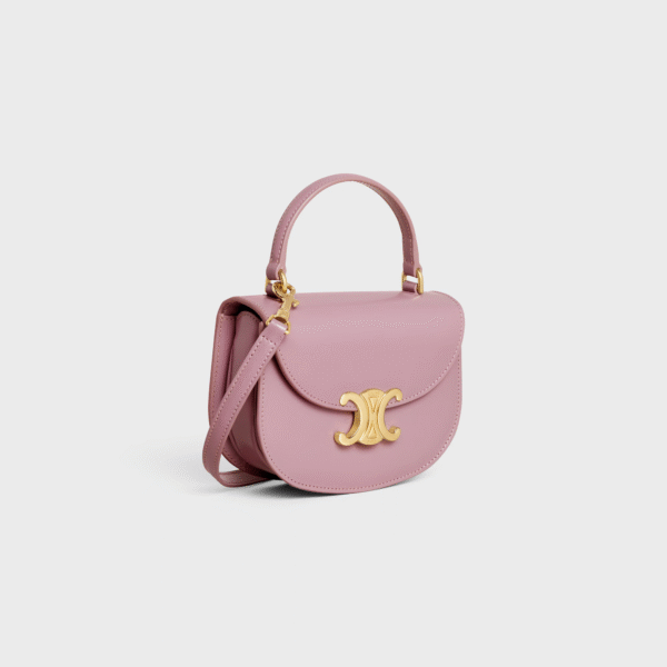 CELINE MINI BESACE CLEA in SHINY CALFSKIN PINK