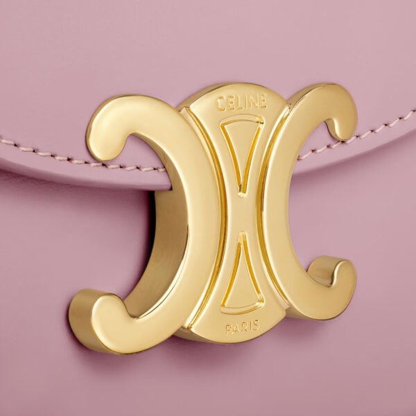 CELINE MINI BESACE CLEA in SHINY CALFSKIN PINK