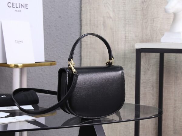 CELINE SHINY CALFSKIN IN SHINY CALFSKIN BLACK
