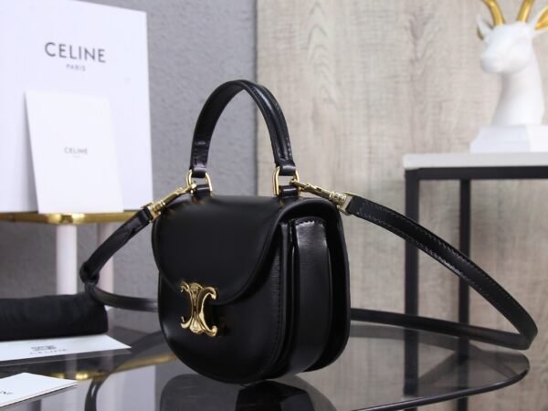 CELINE SHINY CALFSKIN IN SHINY CALFSKIN BLACK