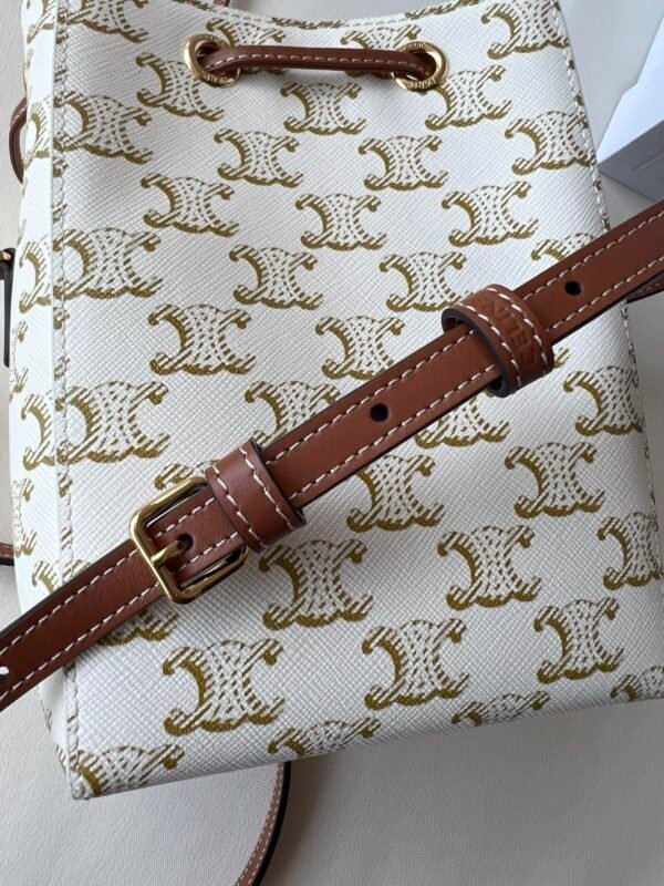CELINE MICRO SAILOR IN TRIOMPHE CANVAS AND CALFSKIN
