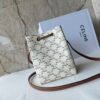 CELINE MICRO SAILOR IN TRIOMPHE CANVAS AND CALFSKIN