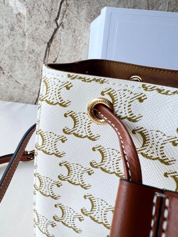 CELINE MICRO SAILOR IN TRIOMPHE CANVAS AND CALFSKIN