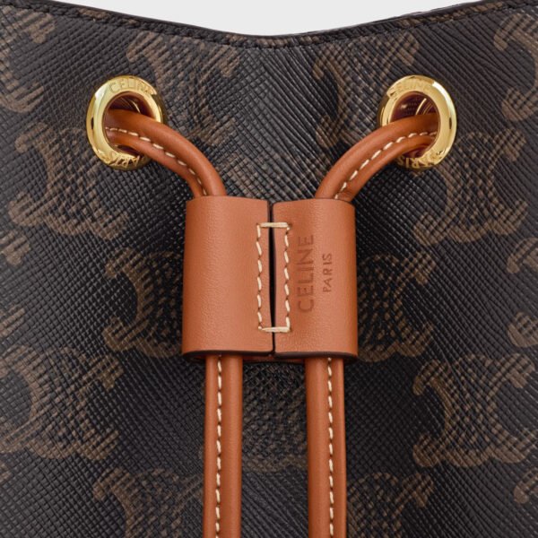 CELINE MICRO SAILOR IN TRIOMPHE CANVAS AND CALFSKIN