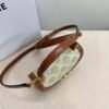 CELINE MINI BESACE CLEA in Triomphe canvas and calfskin