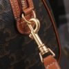 Celine SMALL BOSTON IN Triomphe Canvas and calfskin