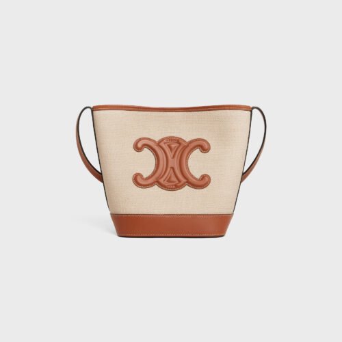 CELINE SMALL BUCKET CUIR TRIOMPHE IN Smooth Calfskin