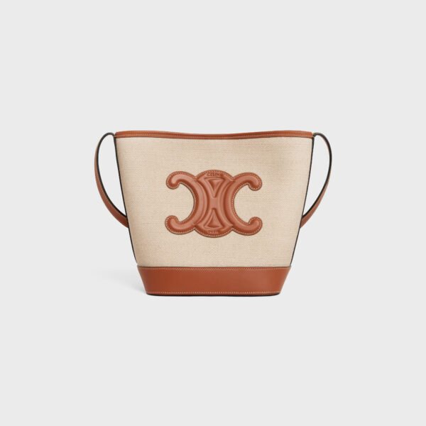CELINE SMALL BUCKET CUIR TRIOMPHE IN Smooth Calfskin