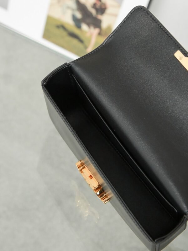 Celine CHAIN SHOULDER BAG CLAUDE IN shiny calfskin