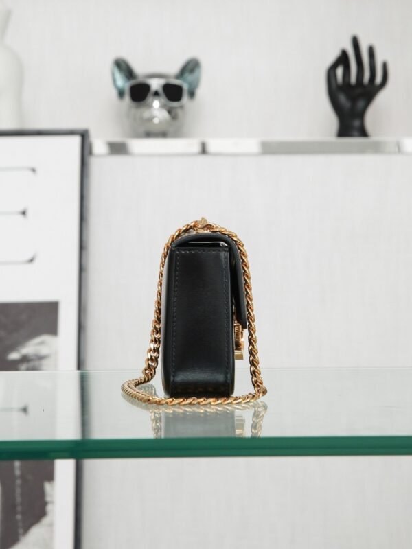 Celine CHAIN SHOULDER BAG CLAUDE IN shiny calfskin