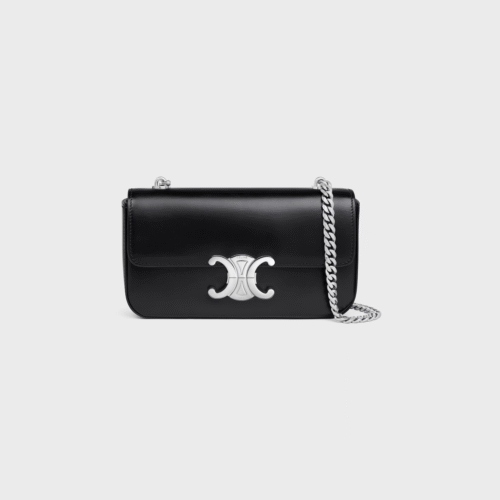 Celine CHAIN SHOULDER BAG CLAUDE IN SHINY CALFSKIN