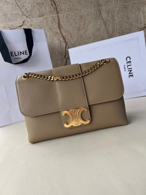 CELINE Medium Celine Victoire Bag in SUPPLE GRAINED CALFSKIN