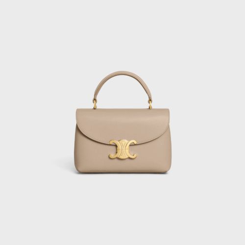 CELINE TEEN NINO BAG IN SUPPLE GRAINED CALFSKIN - Apricot color
